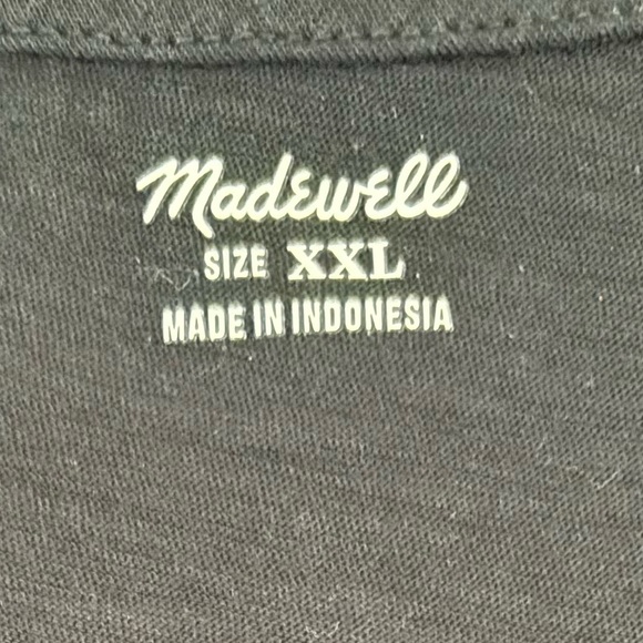 Madewell Black Whisper Cotton V-Neck Tee XXL - Picture 11 of 12